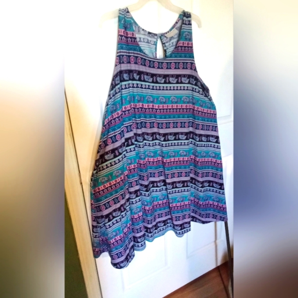 Patterned Women's Maxie Dress- Multicolor